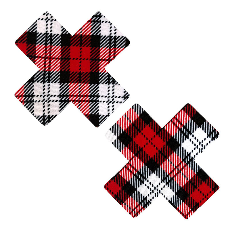 Neva Nude Pasty X Factor Plaid